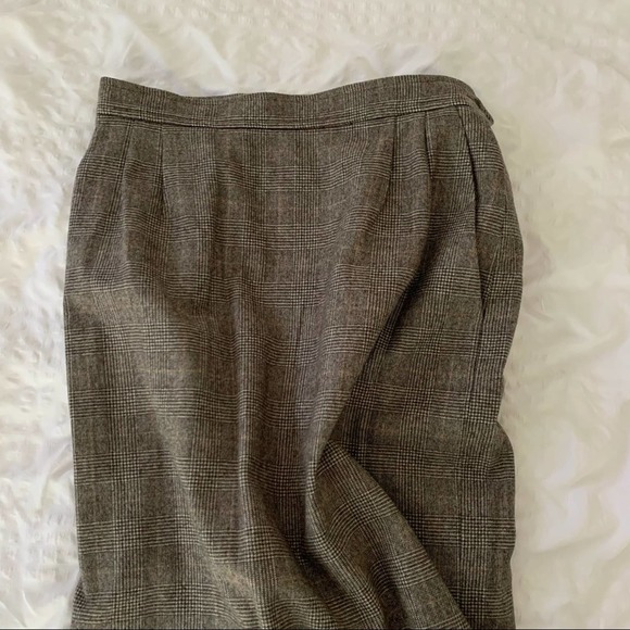 Yves Saint Laurent Dresses & Skirts - Vintage YSL Brown Tweed Pencil Skirt Yves Saint Laurent 90’s